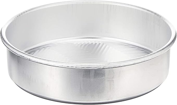 Nordic Ware Prism 9-Inch Round Cake Pan, 2-Pack, Natural