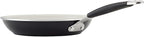 Rachael Ray Cucina Ceramic Cookware Set - 13 Pieces - Ceramic Pots and Pans Set w/Nonstick Frying Pans, Saute Pan, Saucepans, Stockpot, Lids, Pan Protectors & Cooking Utensils - Peppercorn