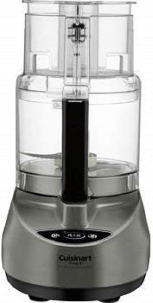 Cuisinart CFP-9GMPCY Food Processor, 9-Cup, Gunmetal (Renewed)