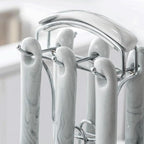 Ceramic Handles Cooking Tool Set Steel Kitchen Utensils Of Cookers Shovels Spoons Strainer(D)