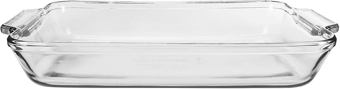 Anchor Hocking Glass Baking Dishes for Oven, 2 Piece Set (2 Qt & 3 Qt Glass Casserole Dishes)