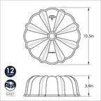 Nordic Ware Original Bundt, 12-Cup, Silver