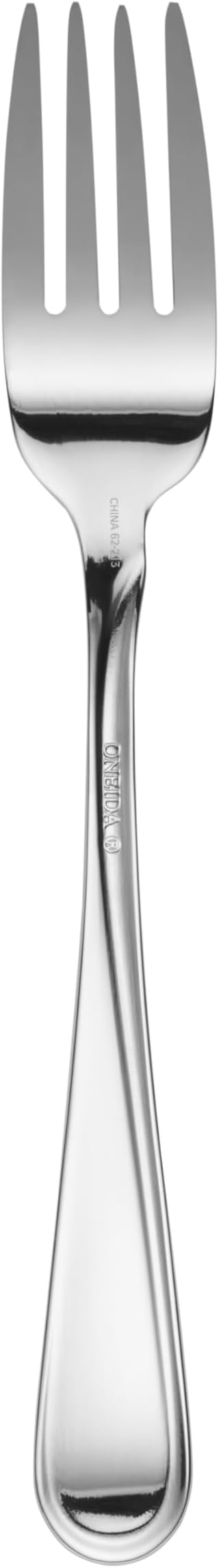 Oneida Silverware Set For 8, Flight 45-Piece Everyday Flatware Set with Serving Utensils, Service For 8, 18/0 Stainless Steel, Dishwasher Safe, Knives Spoons and Forks Set, Dining (Silver, 45 pieces)