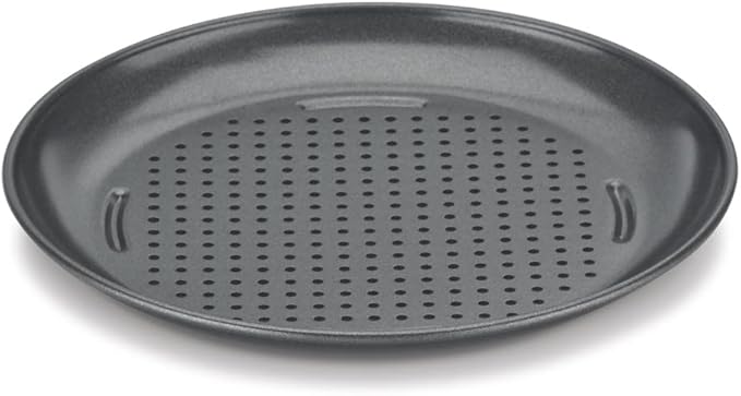 Cuisinart 4 Piece Pizza Pan Set, Mini, Steel Gray (Pack of 2)