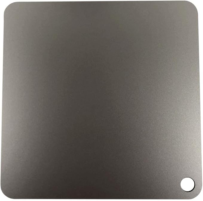 ThermiChef 14" by 14" Pizza Steel (3/8" Deluxe Thickness) - Multipurpose Cooking Steel for Ovens & Grills - Made in the USA