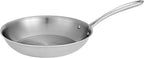 Tramontina Boston Tri-Ply Clad Stainless Steel 10-Inch Frying Pan, Induction-Ready Skillet, Dishwasher-Safe, NSF-Certified