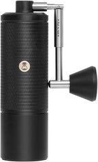 TIMEMORE C5 Pro Manual Coffee Grinder Capacity 30g with CNC Stainless Steel Conical Burr - Internal Adjustable Setting,Double Bearing Positioning (C5 Pro Matte Black)