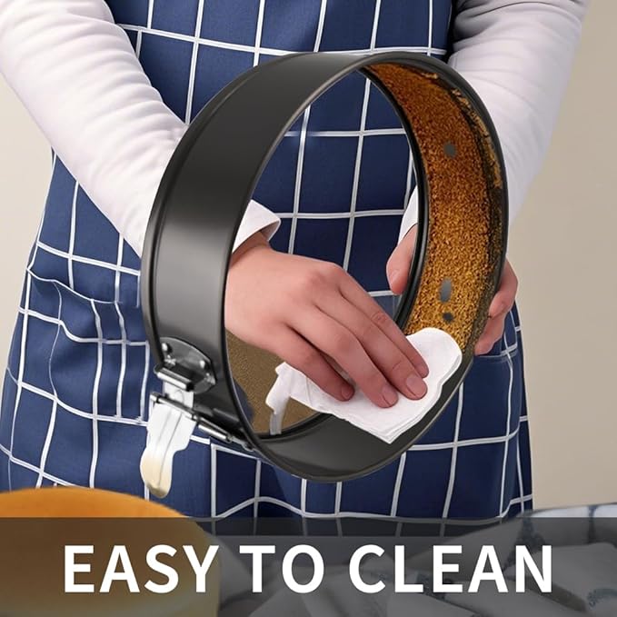 Springform Pan Set, 4" 7" 9" Nonstick Cheesecake Pan, Round Cake Pans, Leakproof Cake Tins with Removable Bottom, Springform Cake Pans Baking Pans