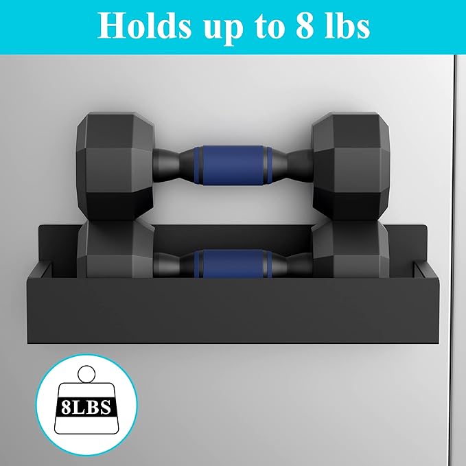 HuggieGems Metal 4 Pack Magnetic Spice Storage Rack Organizer for Refrigerator and Oven, Black Fridge Organizers and Storage