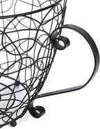 Coffee Pod Holder, Super Large Capacity Capsule Basket for KCup, XL Metal K Cup Storage,Coffee Bar Organizer for Kitchen Dinning Room Office Home Cafe Hotel (Black)