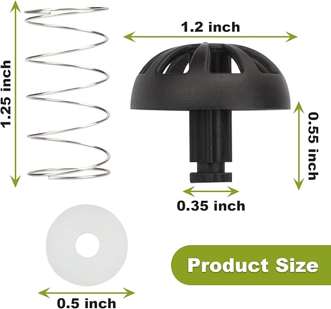 Coffee Machine Brewing Basket Bottom Spring Loaded Stopper Kits Replacement for Hamilton Beach Flexbrew 2-Way Coffee Maker Brew Basket Parts 990117900 990237500 (2)