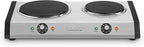 Cuisinart CB-60P1 Countertop Double Burner, Stainless Steel/Black