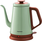 DmofwHi Gooseneck Electric Kettle(1.0L), 100% Stainless Steel BPA Free Classic Pour Over Coffee Kettle | Tea Kettle - Green