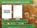 Olicity Cheese Cloths, Grade 100, 36x36Inch, Reusable Cheese Cloth with Closed Edges Fabric Fine Mesh Cloth, Unbleached Cotton Muslin Cheesecloth for Straining, Cooking, Yogurt, Herbs,Crafts - 9 Sq.Ft