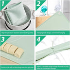 Silicone Pastry Mat 24"*16" Extra Thick Non Stick Baking Mat Food Grade Silicone Dough Rolling Bake Mat with Edge Heightening