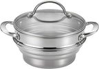 Anolon Classic Stainless Steel Universal Covered Steamer Insert