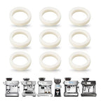 9 Pcs Felt Washer Replacement for Breville Espresso Machine Grinders，Burr Washer Part Compatible with BES870, BES878, BES880, BES980, BES990, BCG600, BCG820，Wool Ring Espresso Machines Accessories
