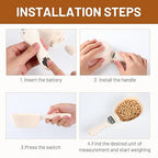 Digital Measuring Spoon Scale,Electronic Food Measuring Scale,Food Weight Scale Grams and Ounces,800g/0.1g High Precision Digital Kitchen Food Scale with LCD Screen,Household Weighing Scoop