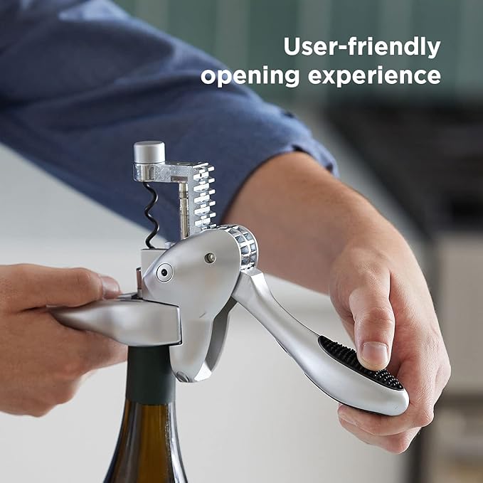 Rabbit Wine Tool Kit (Silver), 6 Piece Set