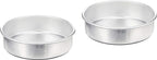 Nordic Ware Prism 9-Inch Round Cake Pan, 2-Pack, Natural