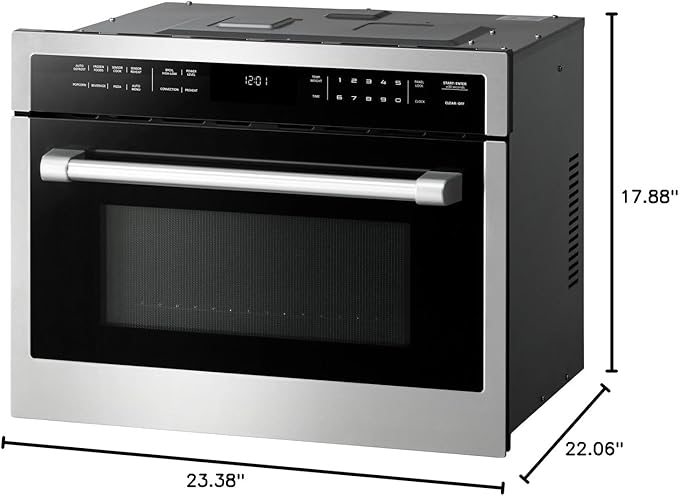 THOR Kitchen Professional 24-inch Built-In Microwave Speed Oven - Model TMO24