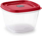 Rubbermaid 7 cups Food Storage Container 3 Pack Clear