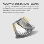TIMEMORE C5 Pro Manual Coffee Grinder with S2C-042-III Conical Burr, 0.031mm Precision Adjustment, All-Metal Portable Hand Coffee Mill for Espresso/French Press/Pour Over - Black