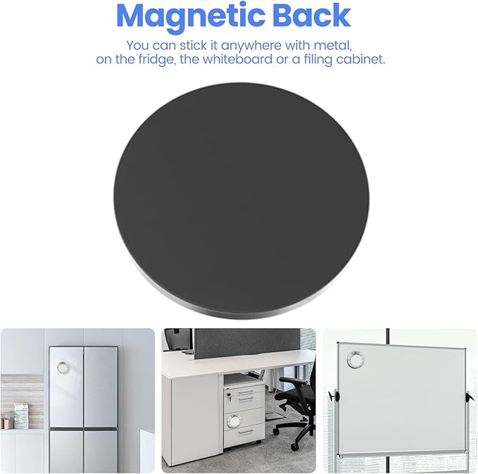 Kitchen Timers for Cooking, Chef Cooking Timer Clock with Loud Alarm - Magnetic Backing 100% Mechanical Desk Timer - No Batteries Required, Countdown Reminder Magnetic - Exquisite Stainless Steel Body