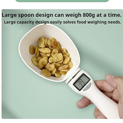 2026 New Electronic Measuring Spoon With Conversion,Digital Measuring Spoon Scale,800g / 0.1g High Precision With Lcd Screen,Household Weighing Portable Tool For Pet Dog Cat Food (2SET)