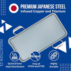 Chantal Stainless Steel Griddle, 19" x 9.5"