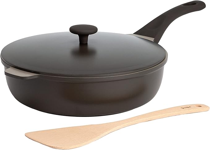 Goodful All-in-One Pan, Multilayer Nonstick, High-Performance Cast Construction, Multipurpose Design Replaces Multiple Pots and Pans, Dishwasher Safe Cookware, 11-Inch, 4.4-Quart Capacity, Graphite