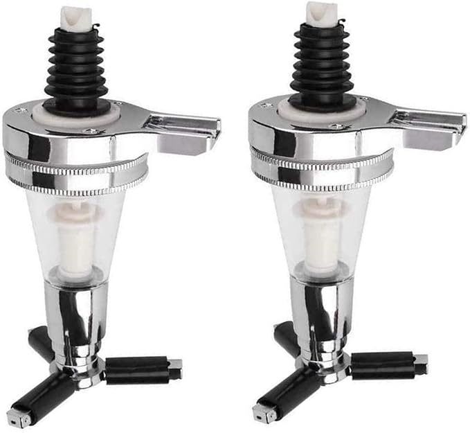 8 Piece 45ml Liquor Dispenser Bar Optic Spirit Measure Pub Dispenser Drink Spirit Wine Cocktail Pourers Bar Tool