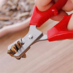 Red Melon Seed Cracker Plier,Sunflower Seeds Plier Opener - Seed Cracker Sheller Opener Peeling Pliers for Melon Seeds, Small Nuts,Nut Crackers,Kitchen Specialty Tools and Gadgets