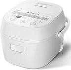 TOSHIBA OriginTaste Rice Cooker 5.5-Cup Uncooked, Fuzzy Logic, 15-in-1 Functions, Digital Display, Delay Timer, Keep Warm, Nonstick Inner Pot, White