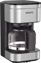 KRUPS Simply Brew Compact 5 Cup Coffee Maker: Stainless Steel Design, Pause & Brew, Keep Warm, Reusable Filter, Drip-Free Carafe