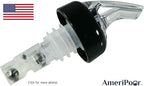 Measured Pourer - Liquor Bottle Pourers - Collared - (3pk) Made 100% In The USA. Bar Spouts That Don't Leak - No Cracks, Just A Perfect Cocktail Pour Everytime. Great for Wine Too! (2oz)