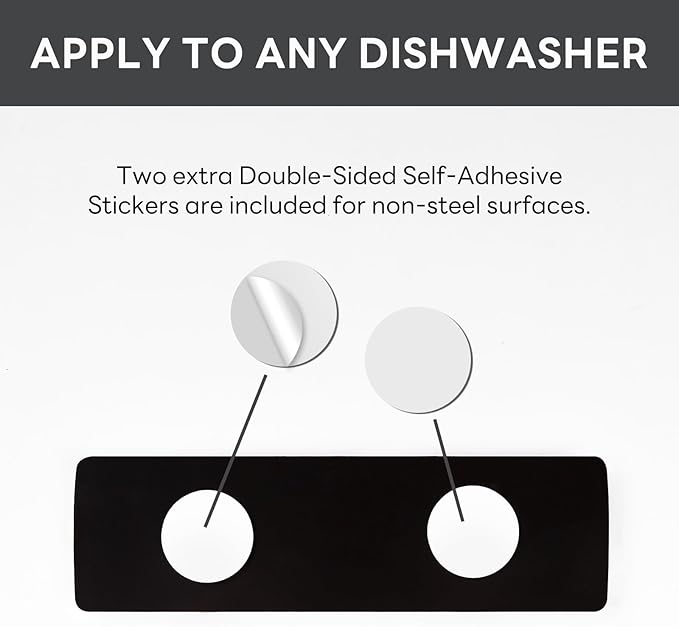 KitchenTour Dishwasher Magnet Clean Dirty Sign, Strong Magnet Clean Dirty Sign for Dishwasher, Farmhouse Wood Design Non-Scratch Dish Washer Indicator Kitchen Decor, Silver