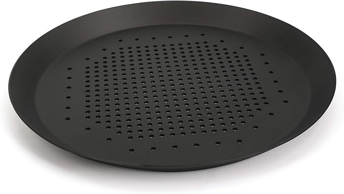 Beasea Pizza Pan 8.5 Inch, Perforated Pizza Pan with Holes, Aluminum Alloy Round Vented Pizza Pans Heavy Duty Pizza Crisper Pan Pizza Baking Tray Bakeware for Home Restaurant Kitchen Air Fryer