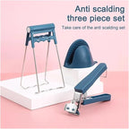 3 in 1 Anti-Scald Kitchen Tool Set, Non-Slip Bowl Gripper Plate Lifter Resistant Mitt for Cooking Steaming Serving, Kitchen Gadget(Disc extractor)