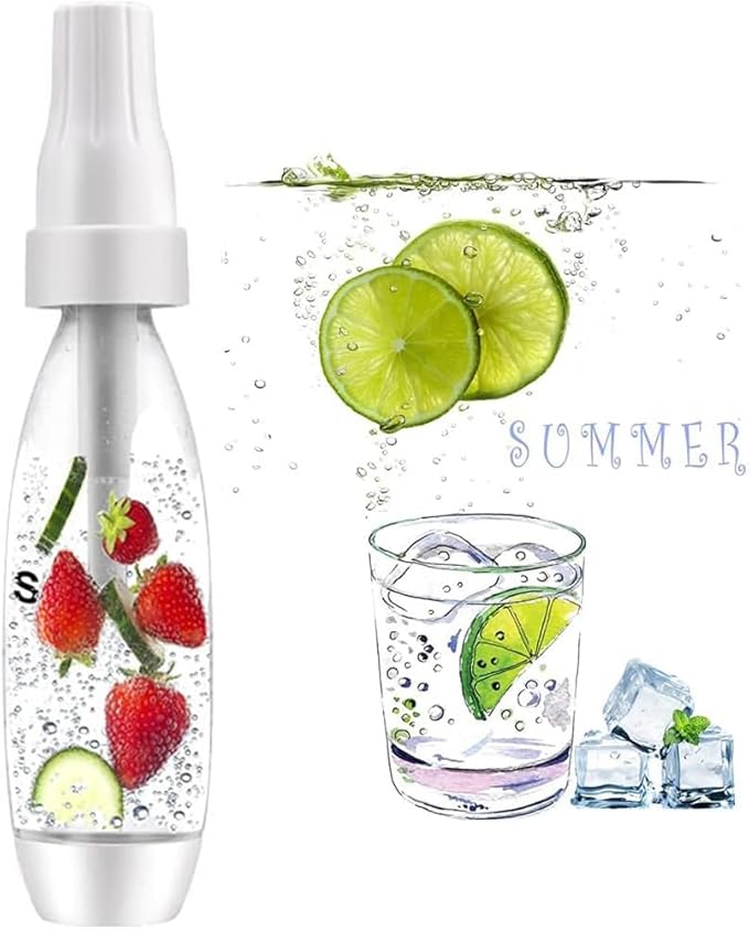 Portable Soda Maker Household 1L Sparkling Water Bottle BPA Free Carbonated Water Machines without CO2 Cylinder Reusable Beverages Machine Kit