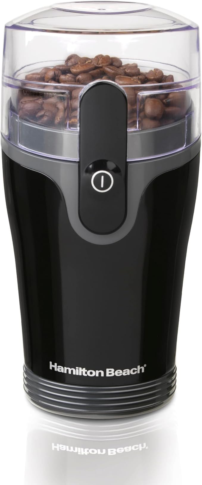 Hamilton Beach Fresh Grind Electric Coffee Grinder for Beans, Spices and More, Stainless Steel Blades, Removable Chamber, Makes up to 12 Cups, Black