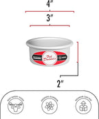Fat Daddio's PCC-32SET Anodized Aluminum Round Cheesecake Pan with Removable Bottom, 3 x 2 inch, Set of 2