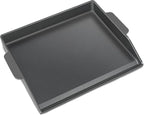 Cast Iron Griddle for Gas Grill Stove Top Plate Universal Flat Griddle Insert Stovetop Skillet Charcoal Electric Range Oven Large Cooking Pan Replacement Outdoor Camp Camping Part 23" x 16"
