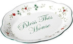 Pfaltzgraff Winterberry Bless This House Plate - 11-Inch