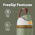 Owala Star Wars FreeSip Insulated Stainless Steel Water Bottle with Straw for Sports and Travel, BPA-Free, 24-Ounce, Boba Fett