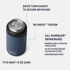 YETI Rambler 12 oz. Colster Can Insulator for Standard Size Cans, Royal Blue