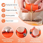 Egg Shell Opener, 2025 New Egg Cracker Tool for Raw Eggs, Stainless Eggs Peeling Tool Kitchen Gadgets, Eggshell Breaker for Hard Boiled Eggs (3pcs)