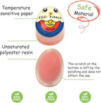 Lasubst Egg Timer for Boiling Eggs that Changes Color When Done, Tricolor, Pack of 4