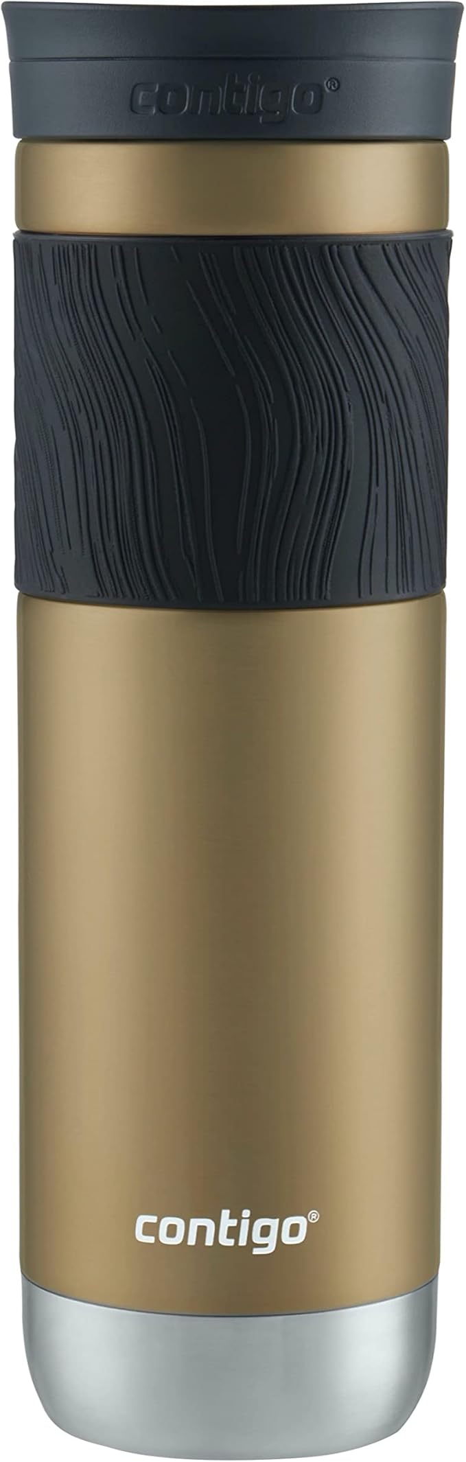 Contigo Byron 2.0 Stainless Steel Travel mug with Snapseal Lid and Grip, 24oz, Chardonnay, BPA Free and Leak Proof