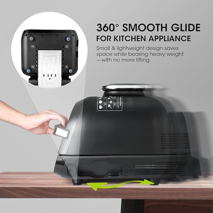 Aieve Appliance Sliders, 8 Pcs Small Appliance Slider for Countertop, Self Adhesive Caster Wheels Rollers, Coffee Bar Accessories Kitchen Gadgets Home Must Have for Mixer Coffee Maker Air Fryer